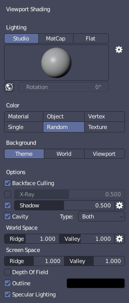 Viewport-Settings