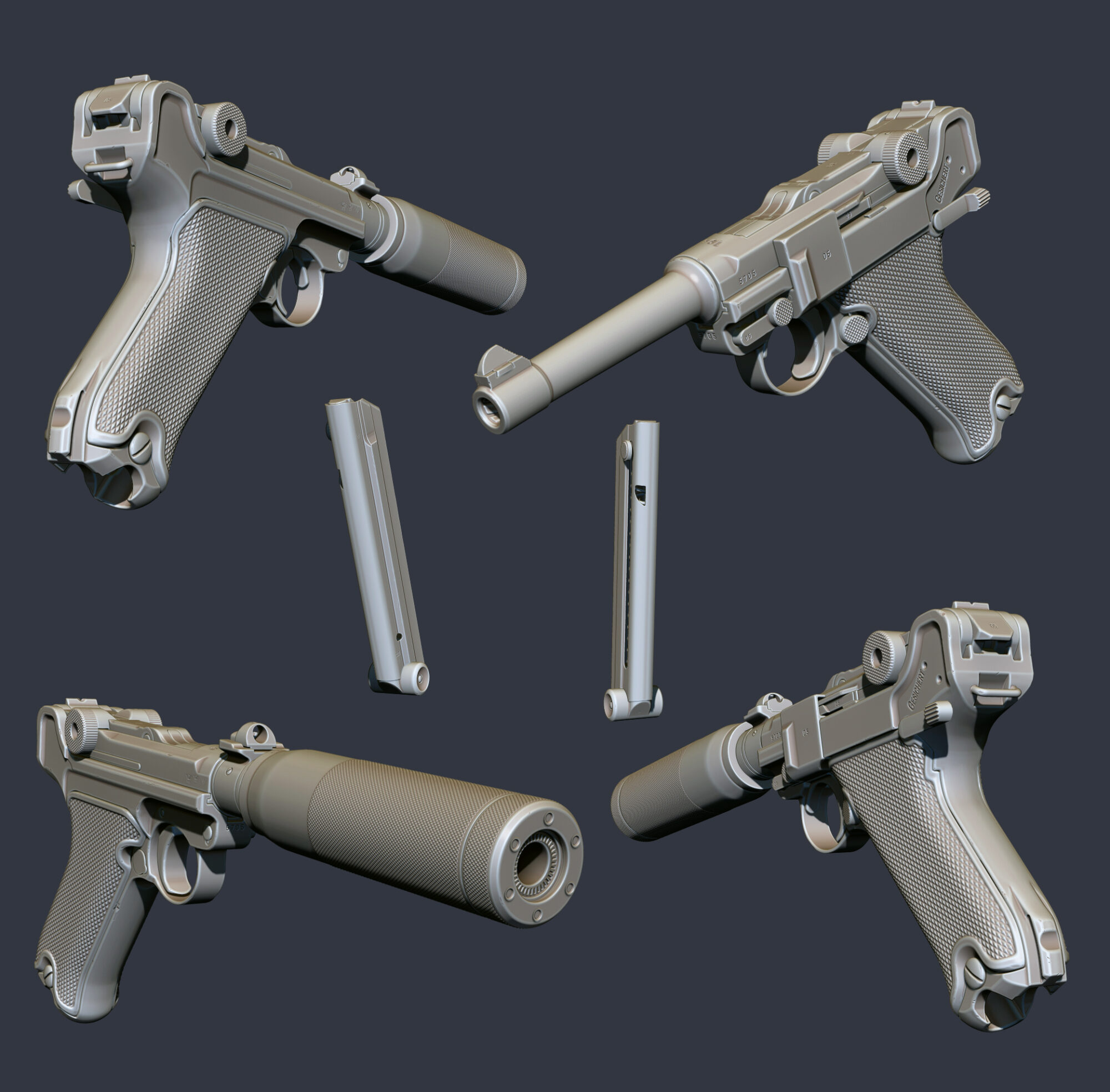 MoritzEichinger_LugerP08_Highpoly