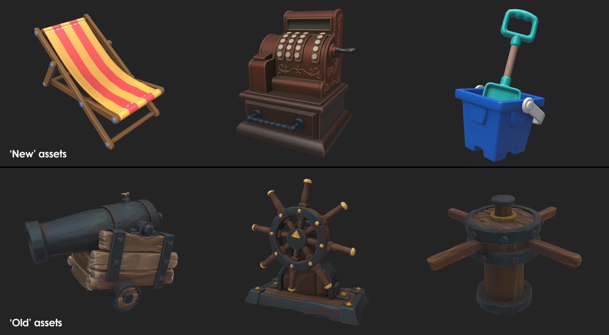 GFox_Tiki_Texturing_OldVSNew-scaled