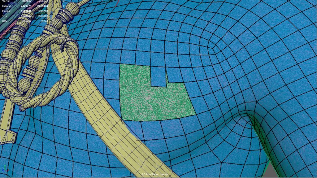 Retopology2quaddraw-technique