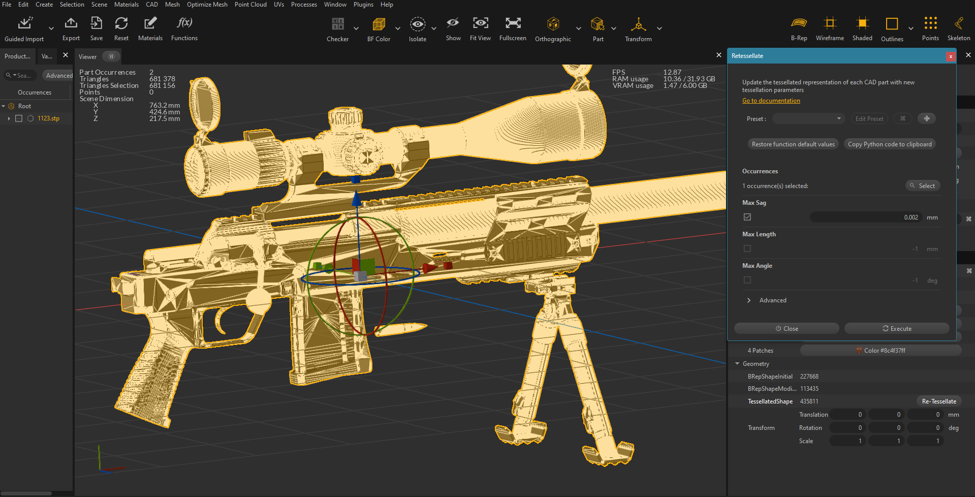 Converting-CAD-models-to-polygons