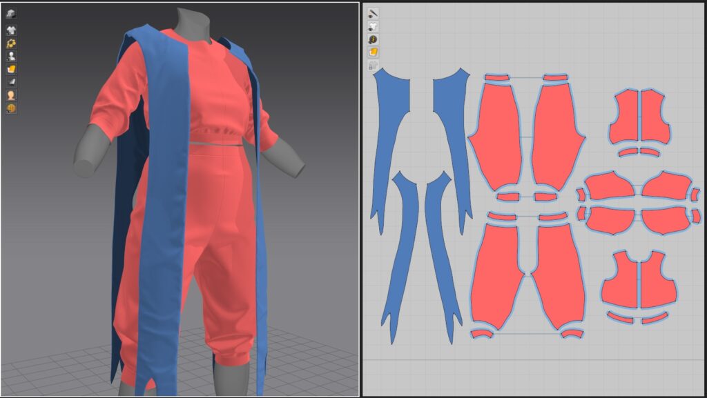 RedQueen_cloth_MarvelousDesignerPass