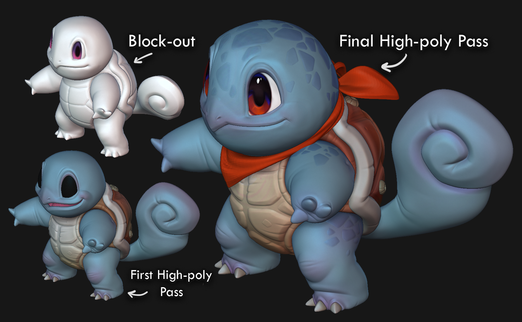 Squirtle_SculptProgress