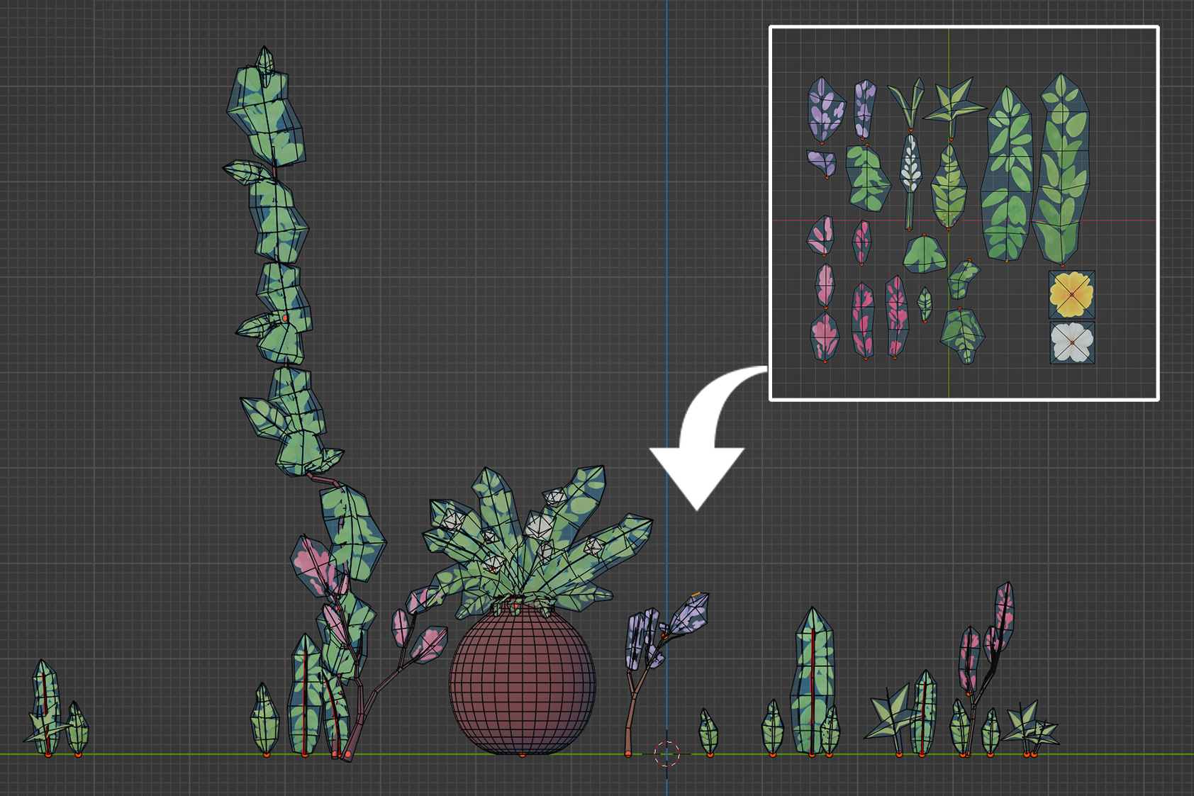 11-Foliage-creation-in-Blender