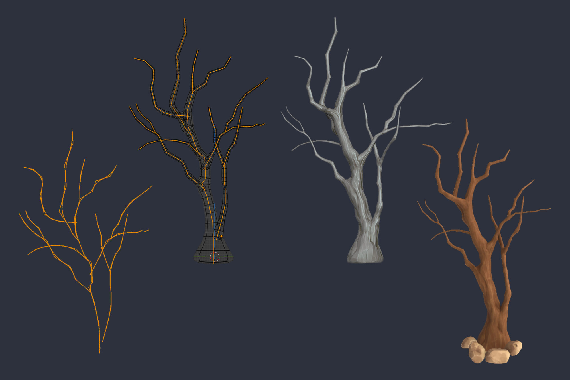 12-Tree-trunk-creation-workflow