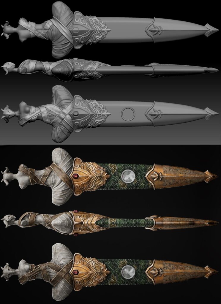 아르만즈_장식용검