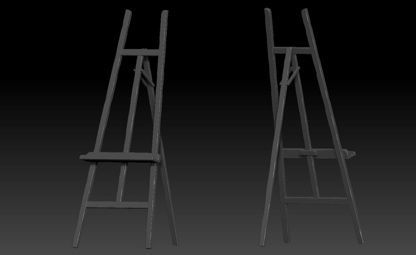 Easel_ZBrush_Highpoly