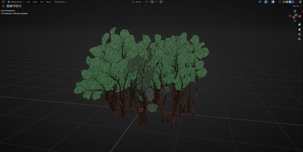 Shrubs_LowPoly_without_Texture